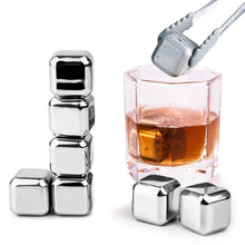 REUSABLE STAINLESS CUBE STONES
